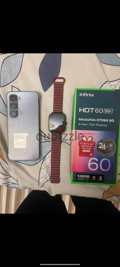 Infinix Hot 10 5G + smart watch Infinix