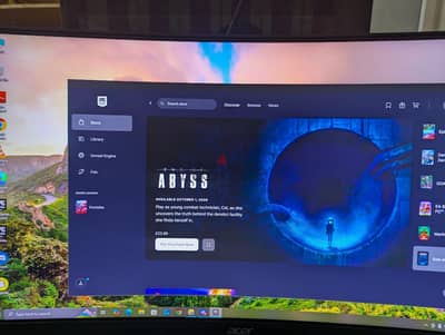Acer curved gaming monitor 24' 165hz