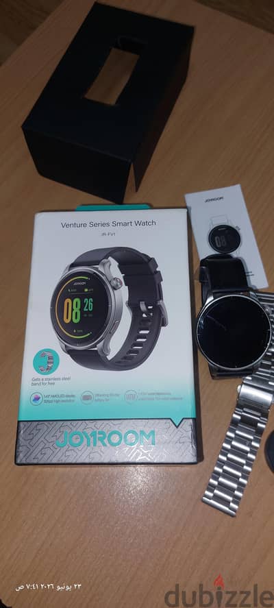 Smart watch (Joy room {venture series JR-FV1}) سمارت واتش جوي روم لبيع