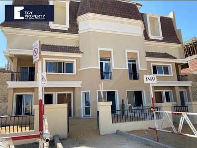 The lowest S villa for sale in Sarai New Cairo with remaining installments to 2031