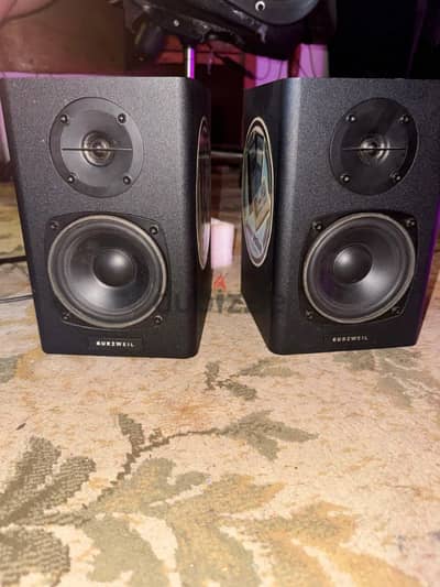 Kurzweil KS-40A Studio Monitors | استعمال 3 شهور | بالكرتونة