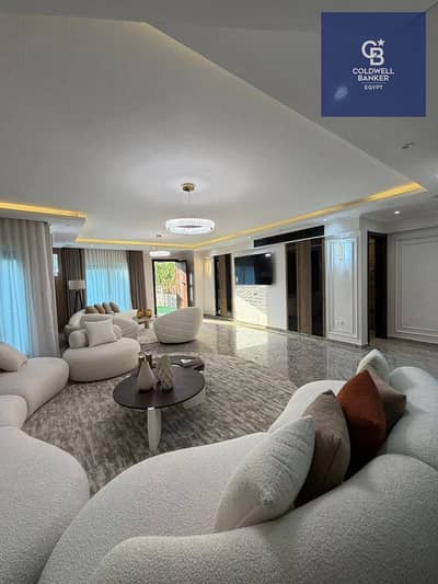 Fully finished townhouse with air conditioning - ready for immediate occupancy - installments up to 10 years - Telal, Fifth Settlement, New Cairo