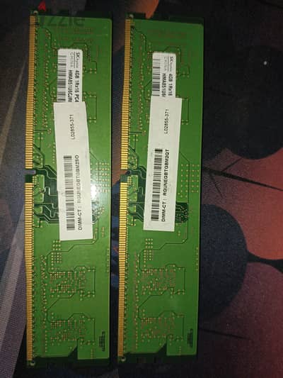 ram 2*4gb  ddr4  2666hz