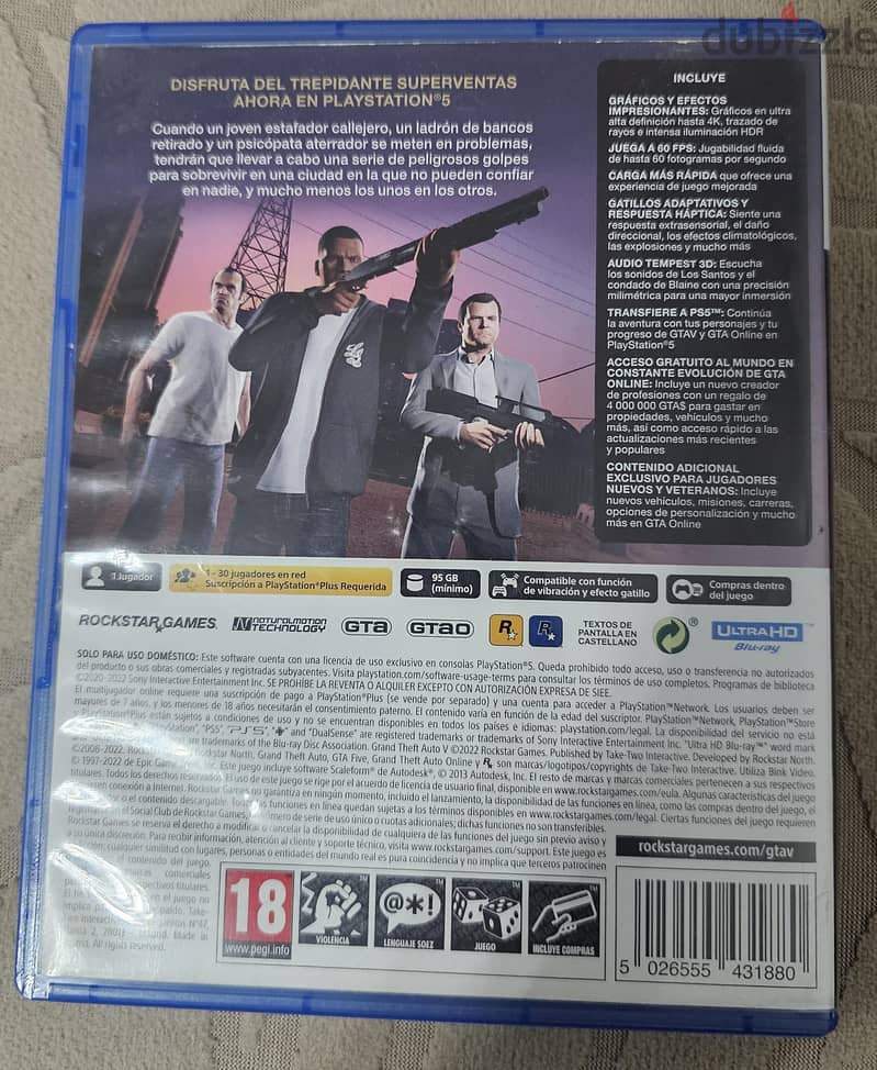 CD PS5 GTA5 3
