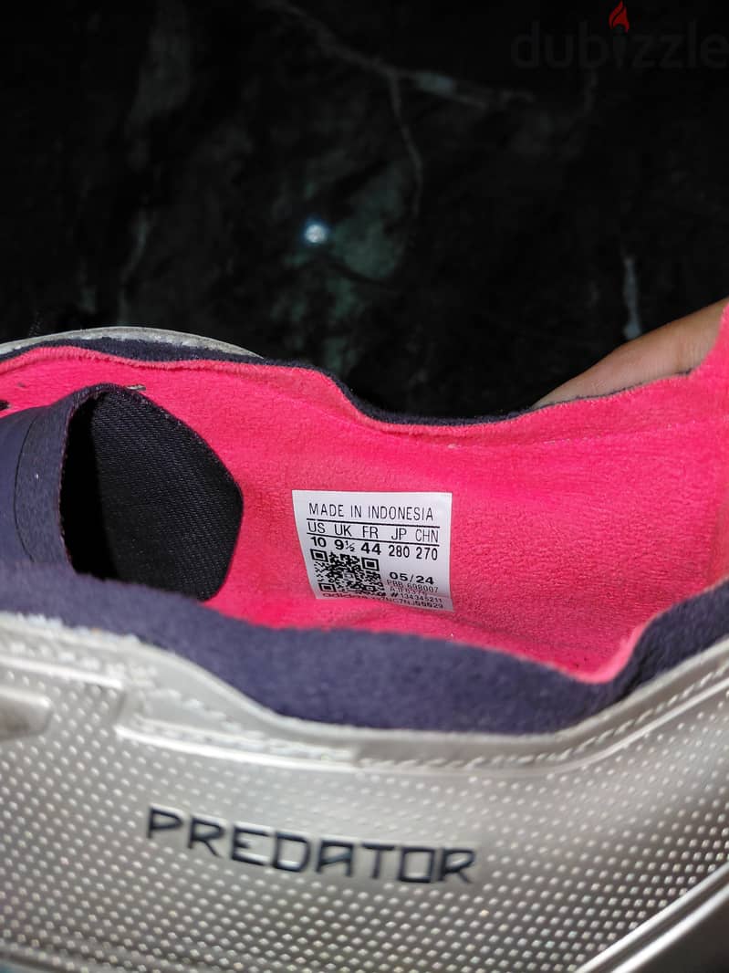 Original Adidas Predator Shoes   Size 44 1