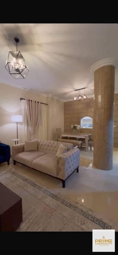 Furnished apartment for rent in the 7th District, near Saudi Market and all services, Sheikh Zayed City.