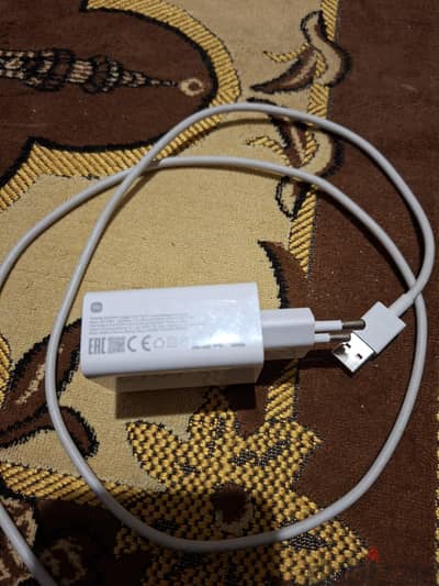 شاحن كامل اصلي بالكابل شاومي ٦٧