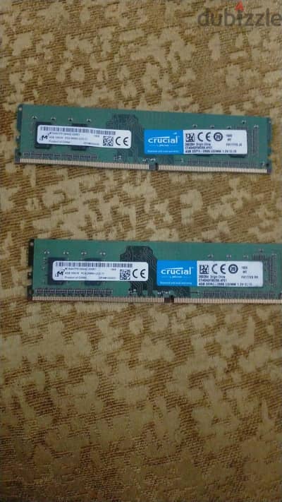 رامات 8 جيجا 4+4 ddr4
