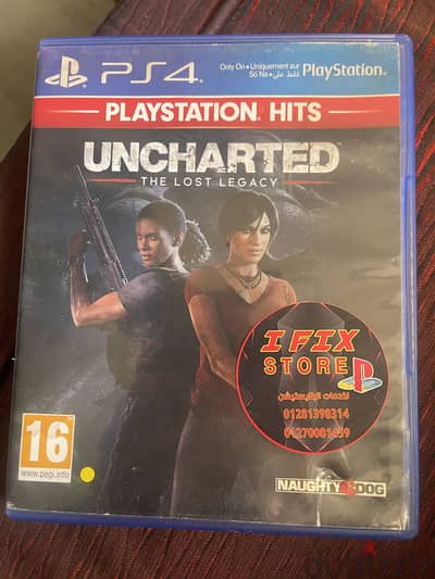 Uncharted the lost legacy ps4 (arabic version)