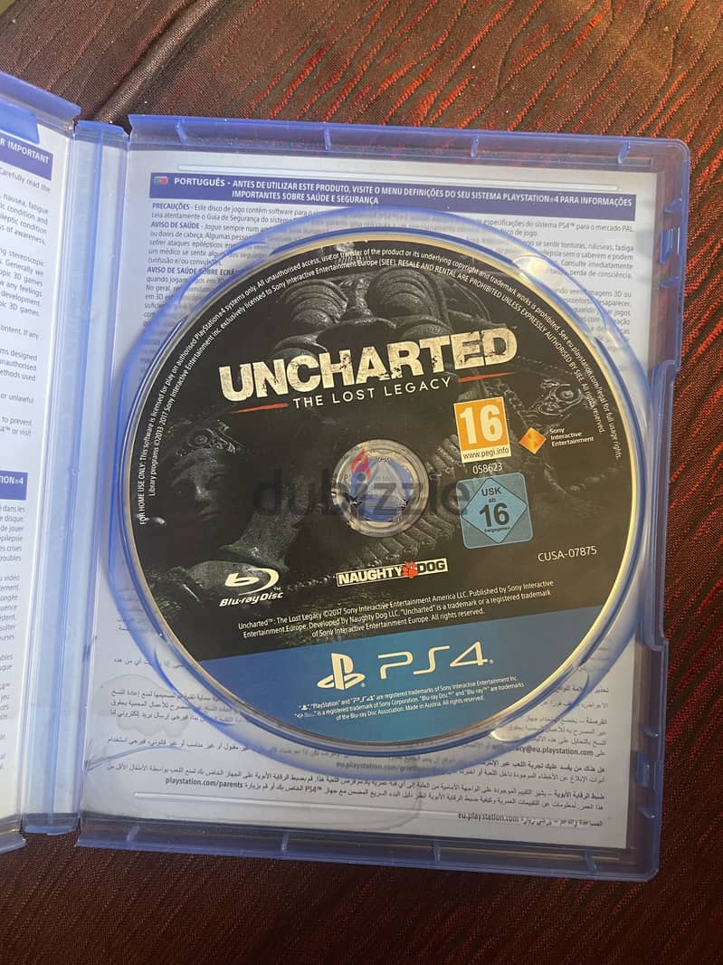 Uncharted the lost legacy ps4 (arabic version) 1