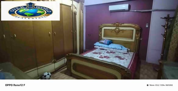شقه مفروشه للايجار نزله اندريه كورنيش العادي