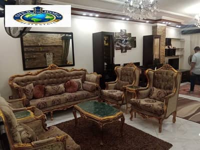 Furnished apartment for rent in Zahraa El Maadi, 8th district