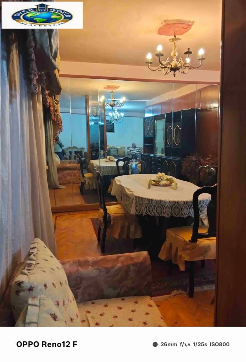 Furnished duplex for rent in New Maadi, Al-Nasr Street, consisting of three bedrooms, a reception area, two bathrooms, an air-conditioned kitchen, Wi-Fi, natural gas, seventh floor, elevator, quiet and upscale location 0 Furnished duplex for rent in New Maadi, Al-Nasr Street, consisting of three bedrooms, a reception area, two bathrooms, an air-conditioned kitchen, Wi-Fi, natural gas, seventh floor, elevator, quiet and upscale location 0