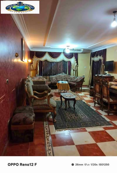 Furnished apartment for rent in Zahra Al-Maadi near 50th Street