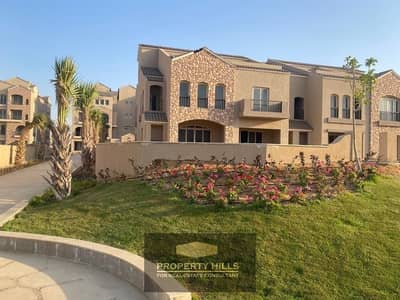 Twin House receipt months for sale in Kifaa Compound on Dahshur Direct Road next to Palm Hills at a bargain price