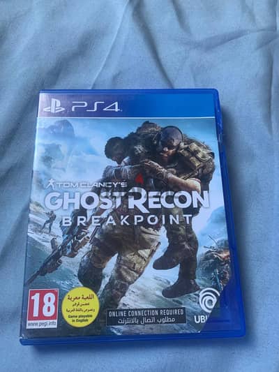 للبيع اسطوانة- Ps4  Ghost Recon Break Point جوست ريكون بريك بوينت