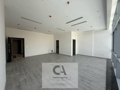 Office space for rent, 300 sq m, in a prime mall near the American University in Cairo and EDNC - finished with air conditioning - Fifth Settlement