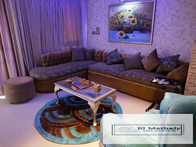 A distinctive furnished apartment for rent in Al Rehab City, New Cairo.