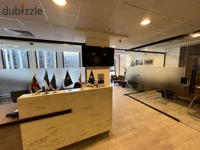 Prime Location Office for Rent 142m Air-conditioned in EDNC-5th Settlement
