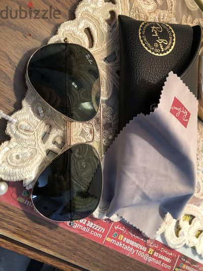 نظارة شمسية ray ban avaitor أصلي