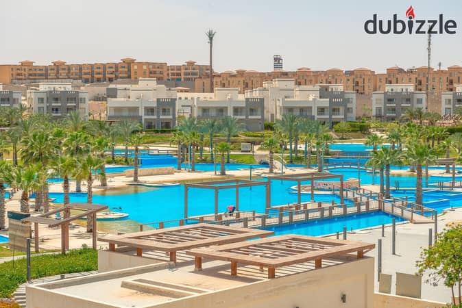 شاليه مفروش بالرووف للبيع في امواج سيدي عبدالرحمن - الساحل الشمالي - Amwaj north coast