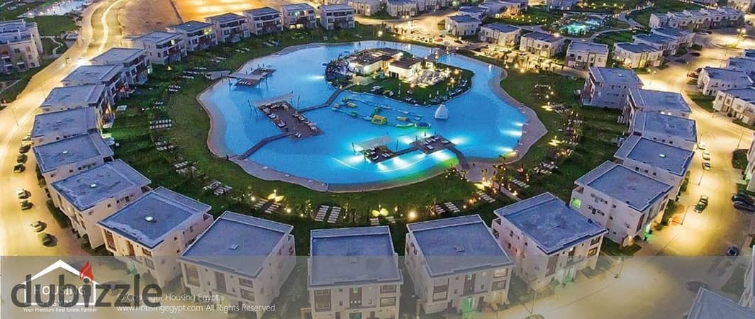 شاليه مفروش بالرووف للبيع في امواج سيدي عبدالرحمن - الساحل الشمالي - Amwaj north coast