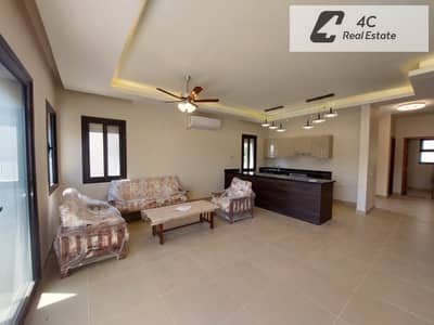 Fully finished resale twin house in Azha Ain Sokhna—available for immediate handover Located in the first row facing the lagoon it features