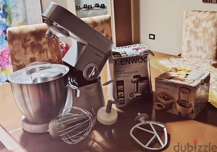 Kenwood Chef XL Stand Mixer With Blender, 6.7 Liter, 1200 Watt, Silver