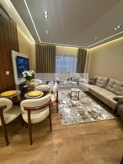 Furnished apartment for rent in one of the most prestigious phases of Madinaty. 107 sq m apartment in B15, first occupancy, high-end finishes, modern