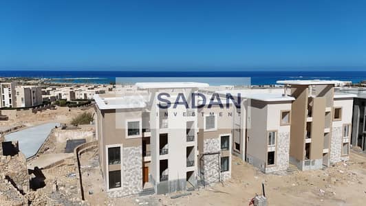 Ready-to-move-in chalet in Koun, North Coast, double view overlooking the sea and lagoon, next to Caesar Sodic and Cali Coast, minutes from Fouka Road
