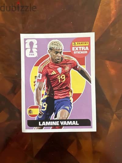 Lamine Yamal **LIMITED EDITION** extra panini World Cup 2026 sticker