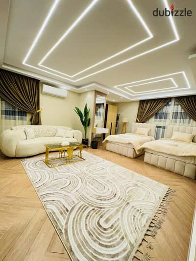 Furnished apartment 3 rooms near City Stars for daily rental for families