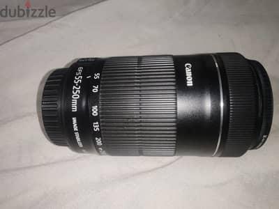 عدسة كانون للبيع 250mm-55