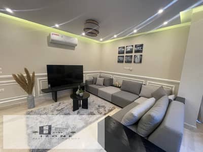 Fully Furnished Apartment for Rent in Lake View Residence New Cairo 130sqm with 96sqm Garden 2 Bedrooms Including Master 2 Bathrooms