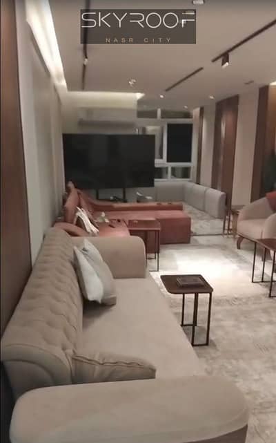 Fully Finished and Furnished Apartment for Immediate Occupancy with Double View in the Finest Area of Nasr City, El Waha, Near New Cairo and Sheraton.