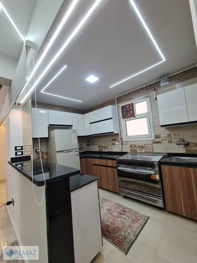 Furnished 130 sqm apartment for rent in Jannah Compound, Fifth Settlement, near South 90th Street and the American University in Cairo.