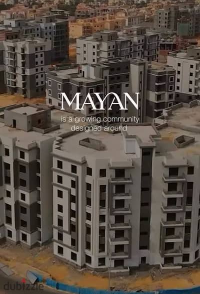 شقة 3 غرف Fully Finished في Mayan El Shorouk بموقع مباشر عند مدخل الشروق 2 أمام مدينتي وOpen Air Mall بمقدم 10% وتقسيط حتى 10 سنوات