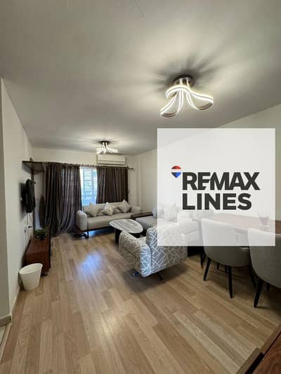 For rent, my city, furnished apartment, ground floor with garden, 110 sqm, prime location, ready for occupancy, 3 rooms, New Cairo
