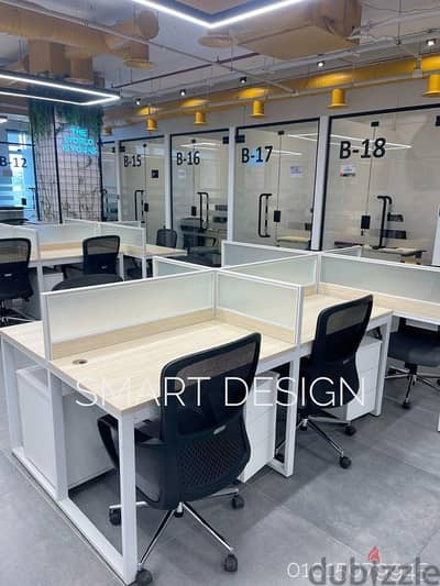 ورك استيشن خلية عمل مكاتب سيلز للموظفين workstation