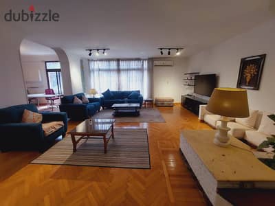Furnished apartment for rent in Sarayat Al-Maadi, area 140 m