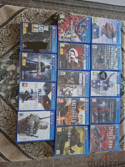 PS4 Games (14 game ) | ألعاب بلايستيشن ٤ (١٤ لعبه )