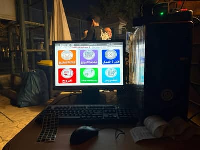 سيستم كاشير كامل وبرنتر و درج