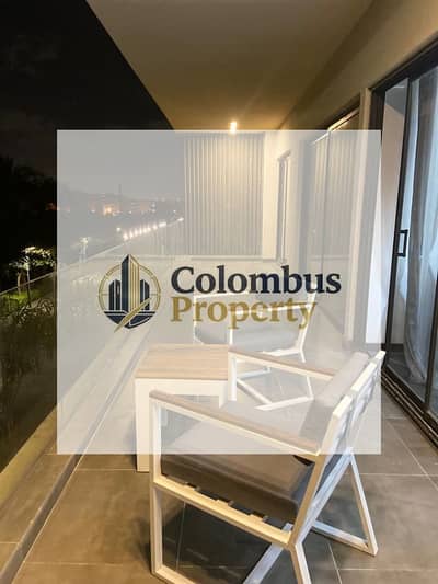Two-bedroom serviced apartment for rent at Lake View, in Fifth Settlement, New Cairo.
