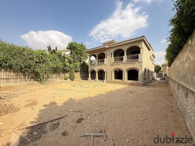 Villa independent for sale in Rehab Hills - Model N - semi-finished - the villa corner - 600m the best and most upscale locations at the hills