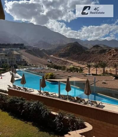 Lowest-priced resale corner townhouse at IL Monte Galala Ain Sokhna Features ultra-super-lux finishing and a distinctive layout ready for Viewing