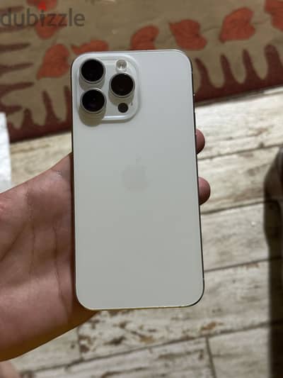 Apple - iPhone 15 Pro Max 512 White Titanium 86% ابيض