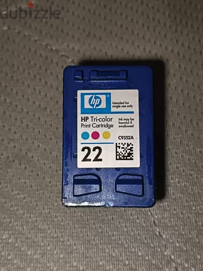 حبر ازرق و احمر و اصفر من طابعه HP Deskjet 3920