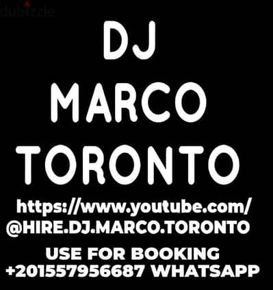 HIRE DJ MARCO TORONTO