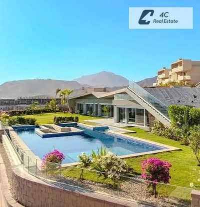 لسرعه البيع شاليه ريسيل فوري Monte Galala Ain Sokhna مفروش بالكامل و الاجهزة بتقسيمه مميزة جاهزة للمعاينه و الاستلام