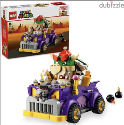 Lego bowser muscle car